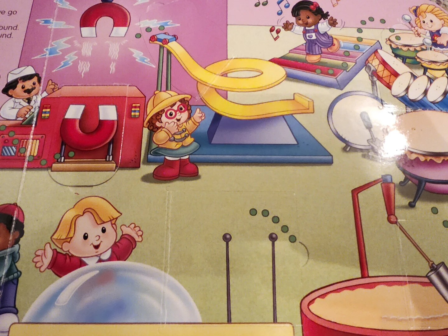 Fisher-Price Little People Let's Go On a Class Trip Board Book - photo 2