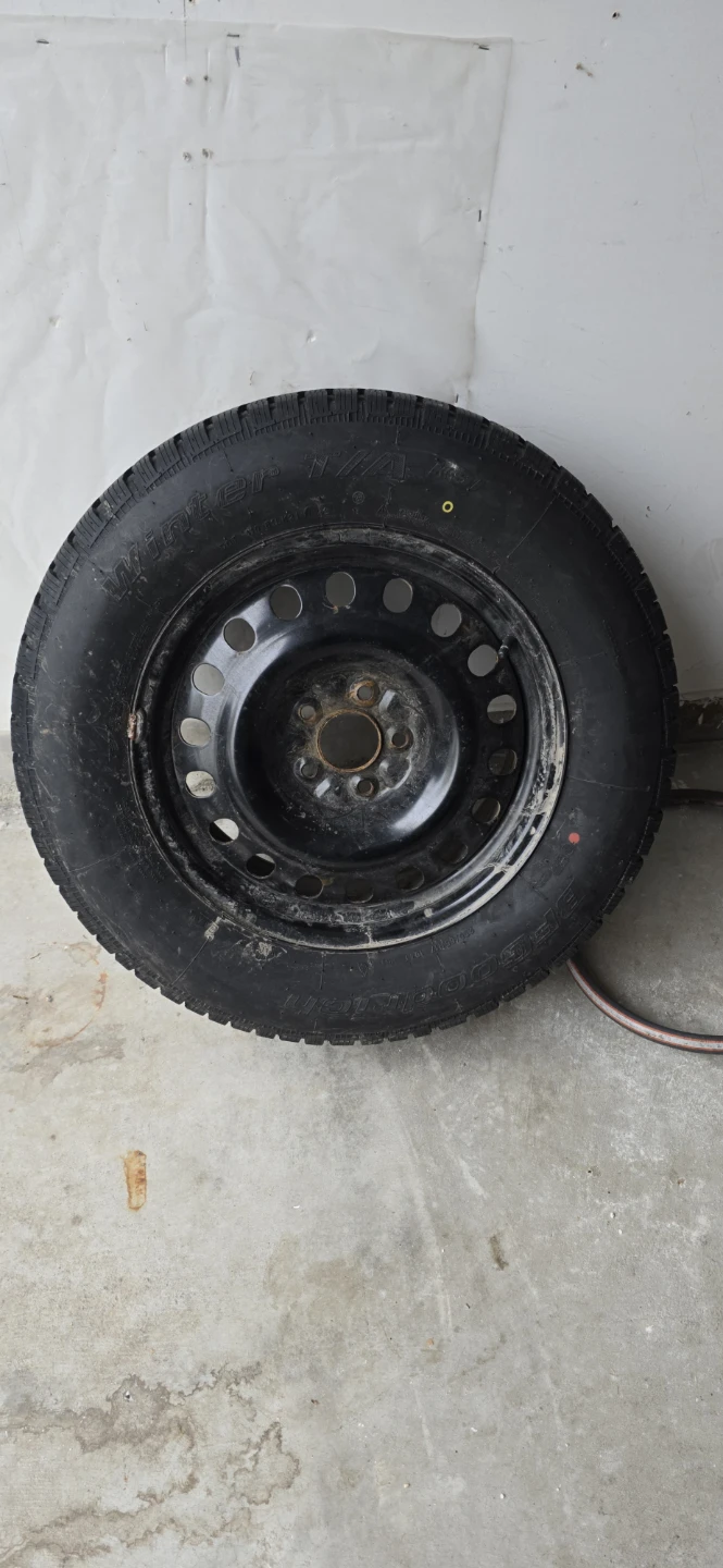 235/65R17 Snow Tire on Steel Rim