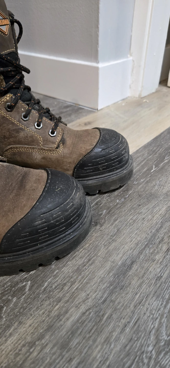 Workload Brown Leather Work Boots steel toe - photo 4
