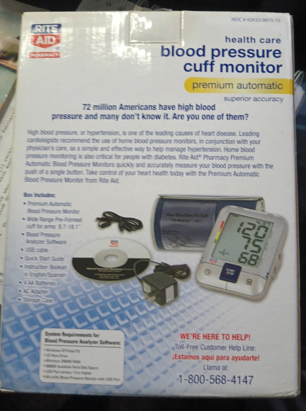 Rite Aid Blood Pressure Cuff Monitor - photo 2
