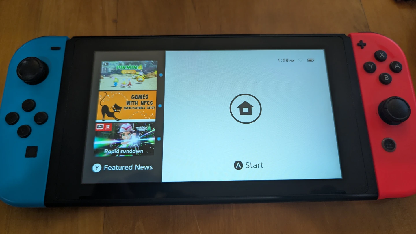 Nintendo Switch 1 v2 Console with Accessories - photo 3