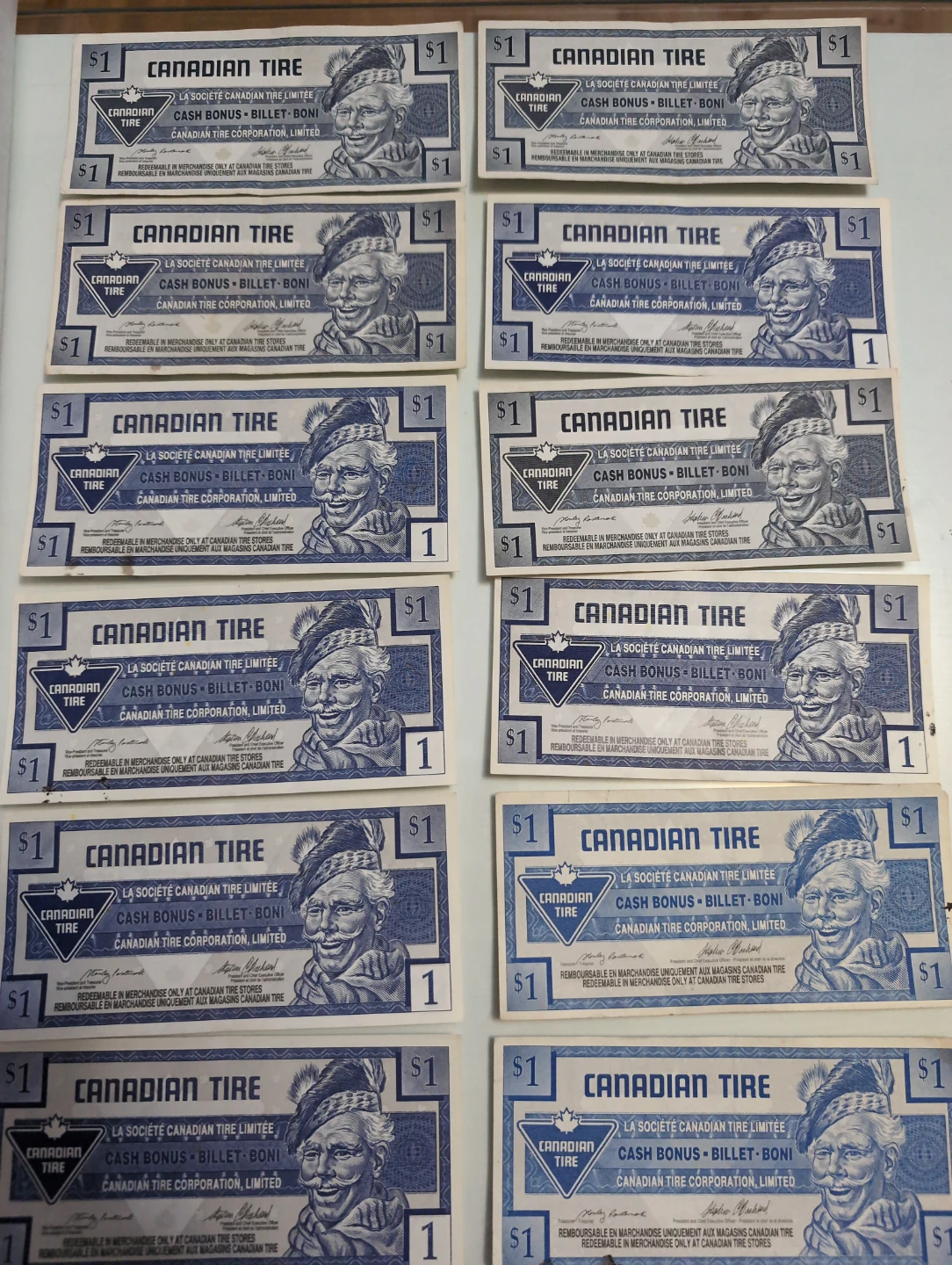 Vintage Canadian Tire Cash Bonus Money - photo 5