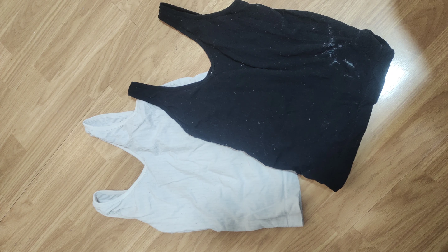 Pack of 2 Tank Tops - Black and White