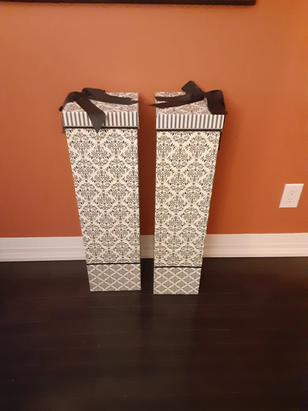 Decorative Tall Gift Boxes/Storage Boxes - Set of 2