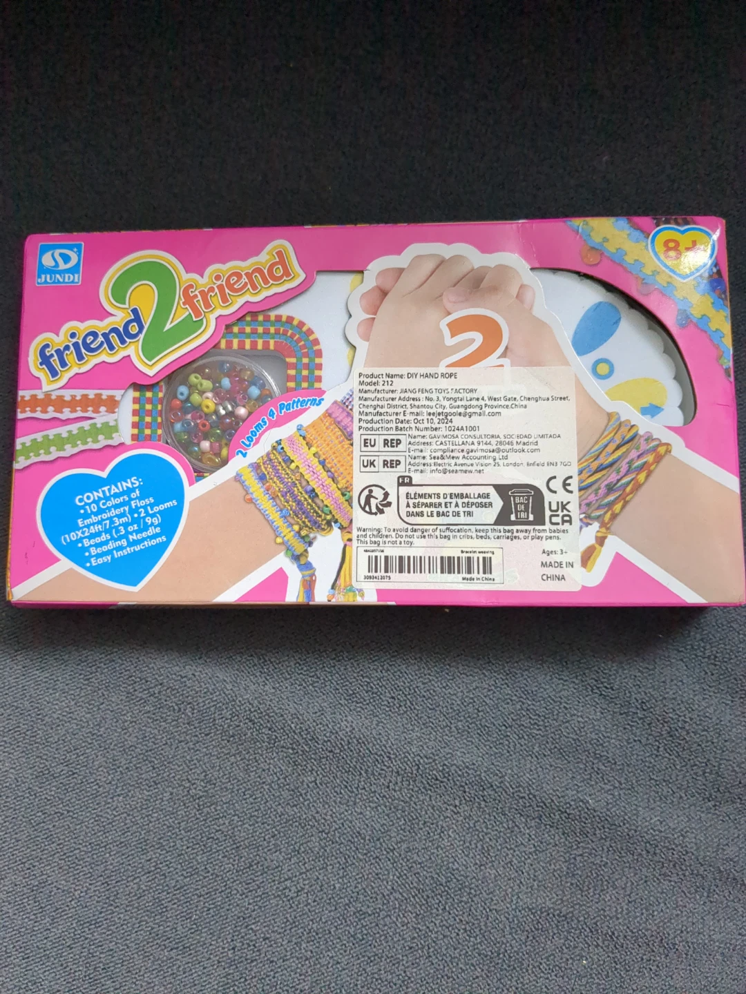 JUNDI Friend 2 Friend DIY Hand Rope Kit - New!
