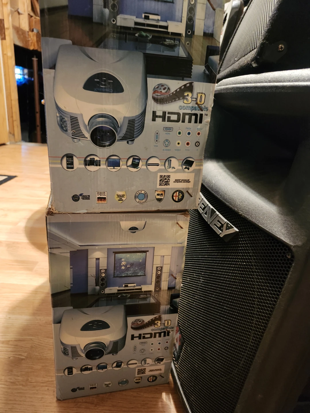 Cinemaxx Elite HD3D Projection System 3DHdtv-601xe Projector - photo 2