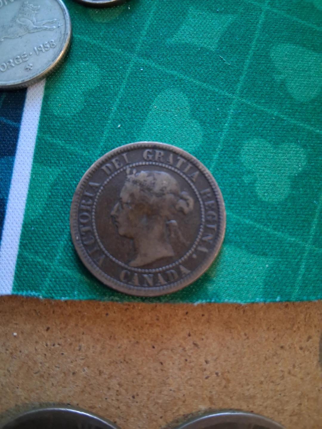 🥕 1888 Canadian One Cent Coin - photo 2