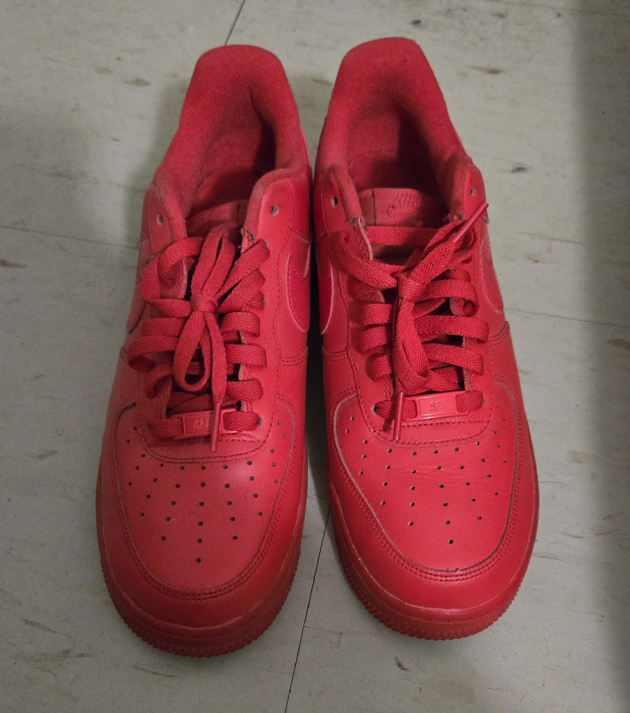 Nike Air Force 1 Red Sneakers