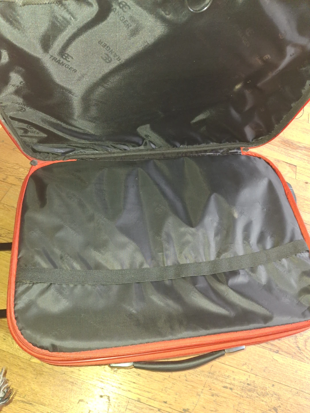 Red Carry-On Suitcase with White Circles - photo 3