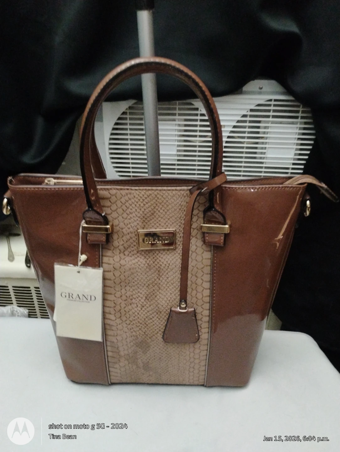 Grand Satchel Bag - Brown