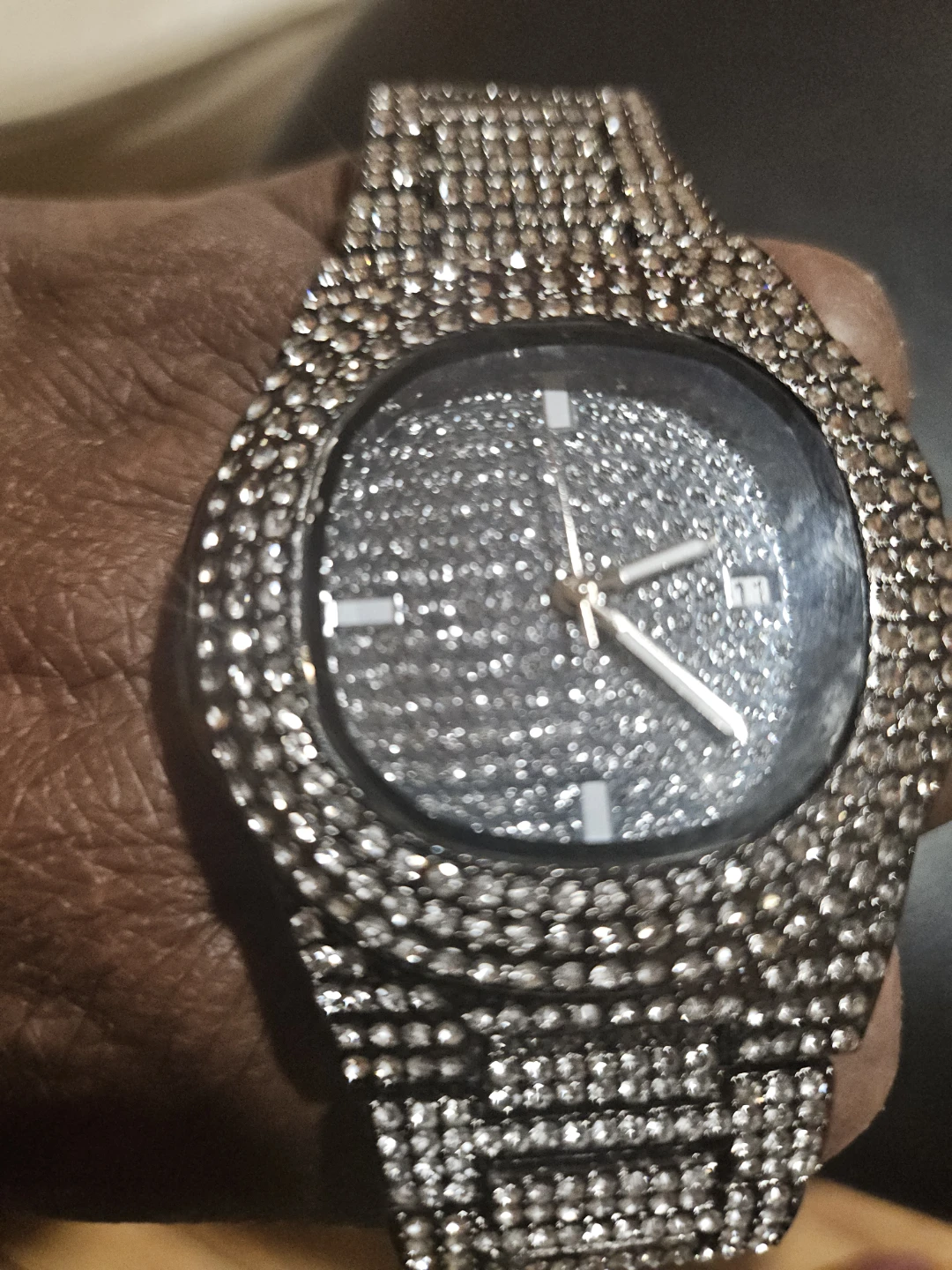 Men's Rhinestone Watch - photo 2