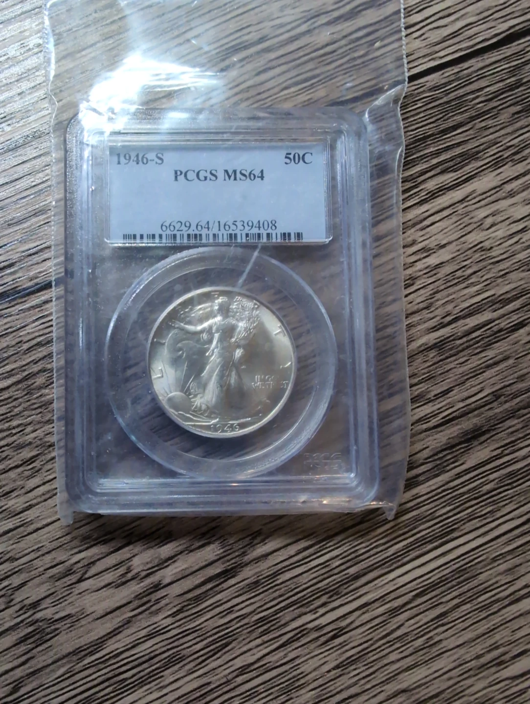 1946-S PCGS MS64 Walking Liberty Half Dollar - photo 2