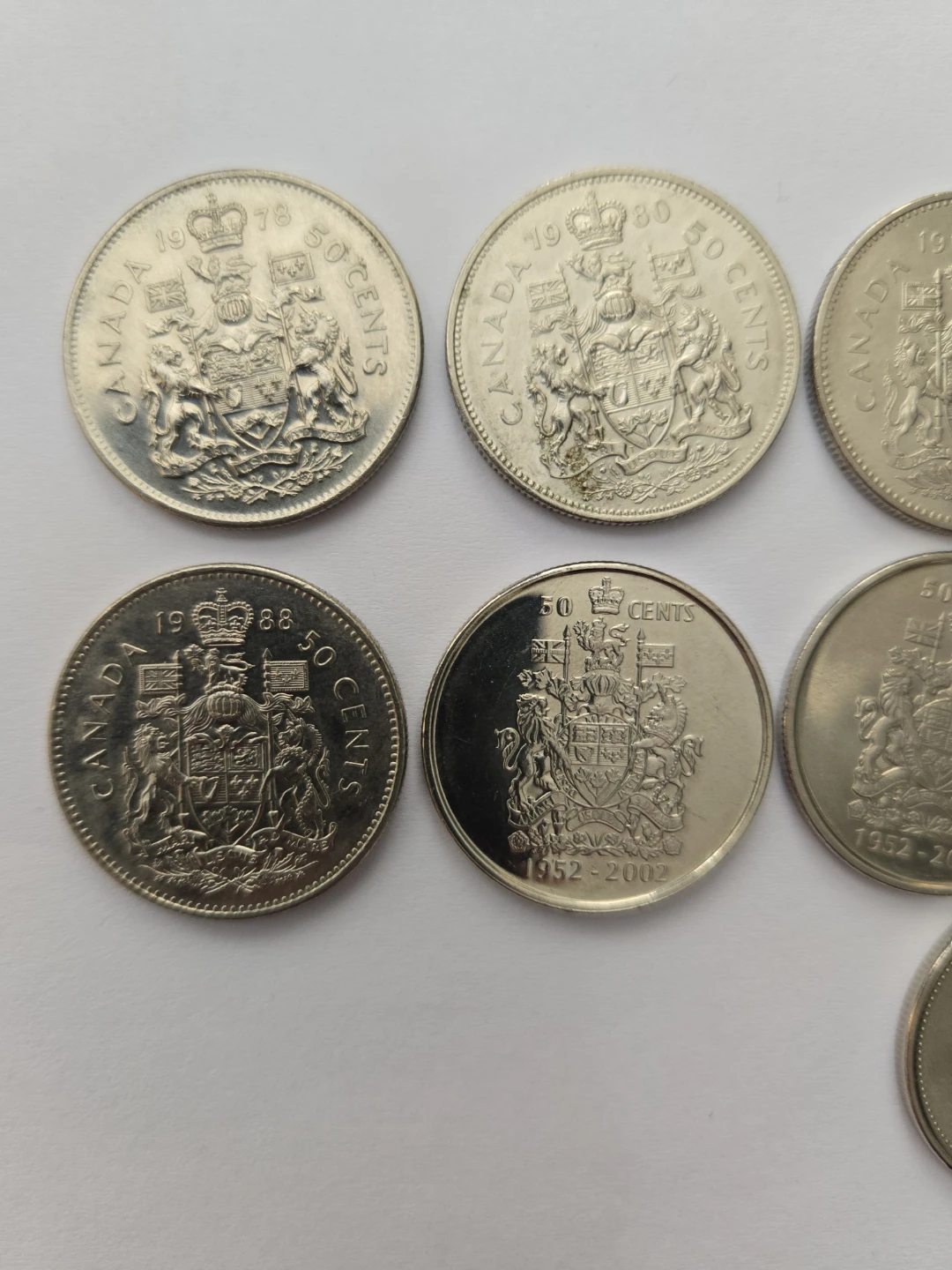 Collection of Canadian 50 Cent Coins - photo 3