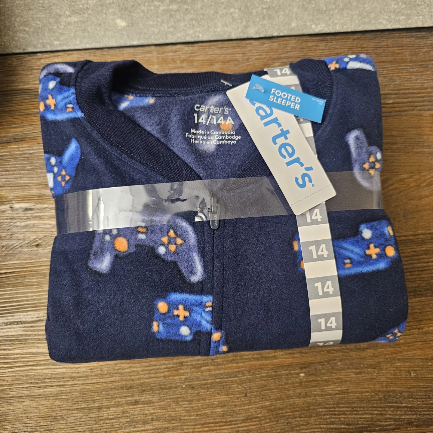 Carter's Footed Sleeper, Size 14, New - photo 3