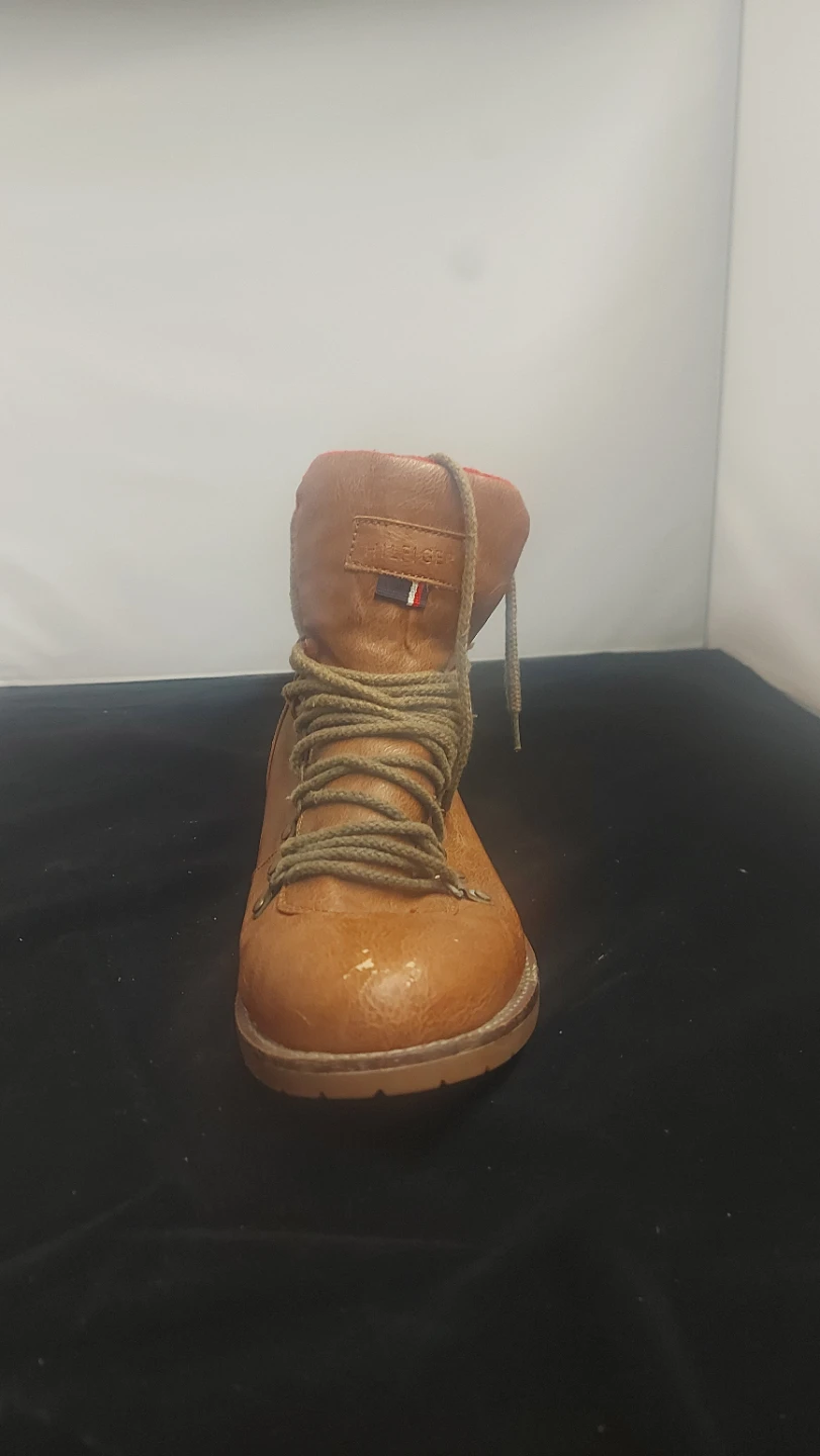 Tommy Hilfiger Brown Leather Boots size 9