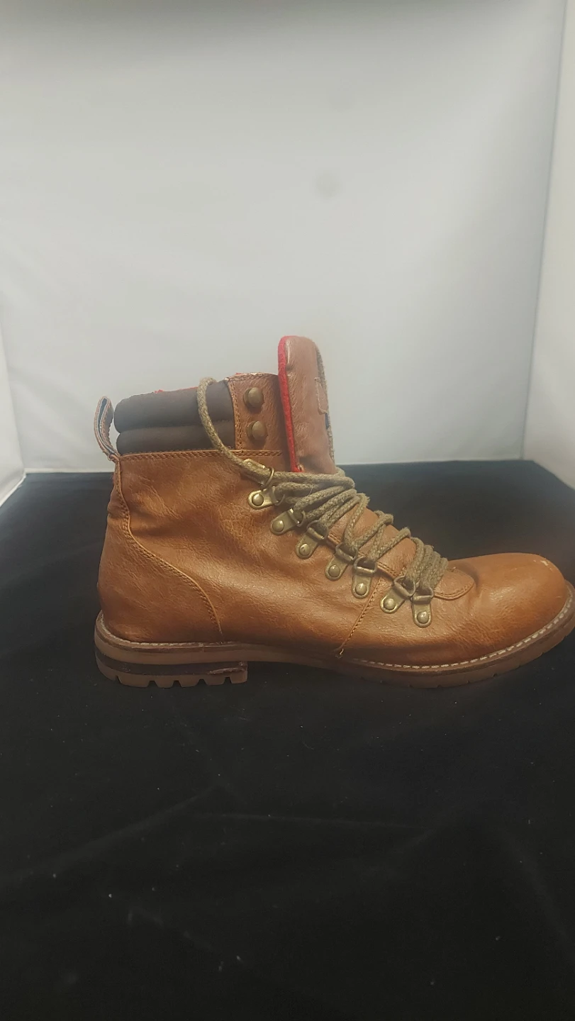 Tommy Hilfiger Brown Leather Boots size 9 - photo 2