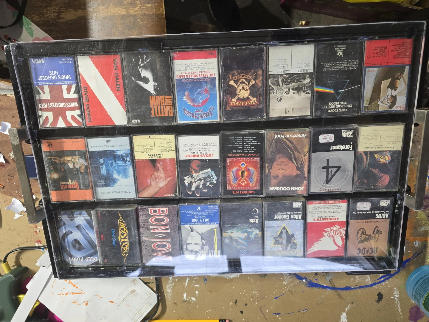Cassette Tape Display Stand with LED Lights - photo 2