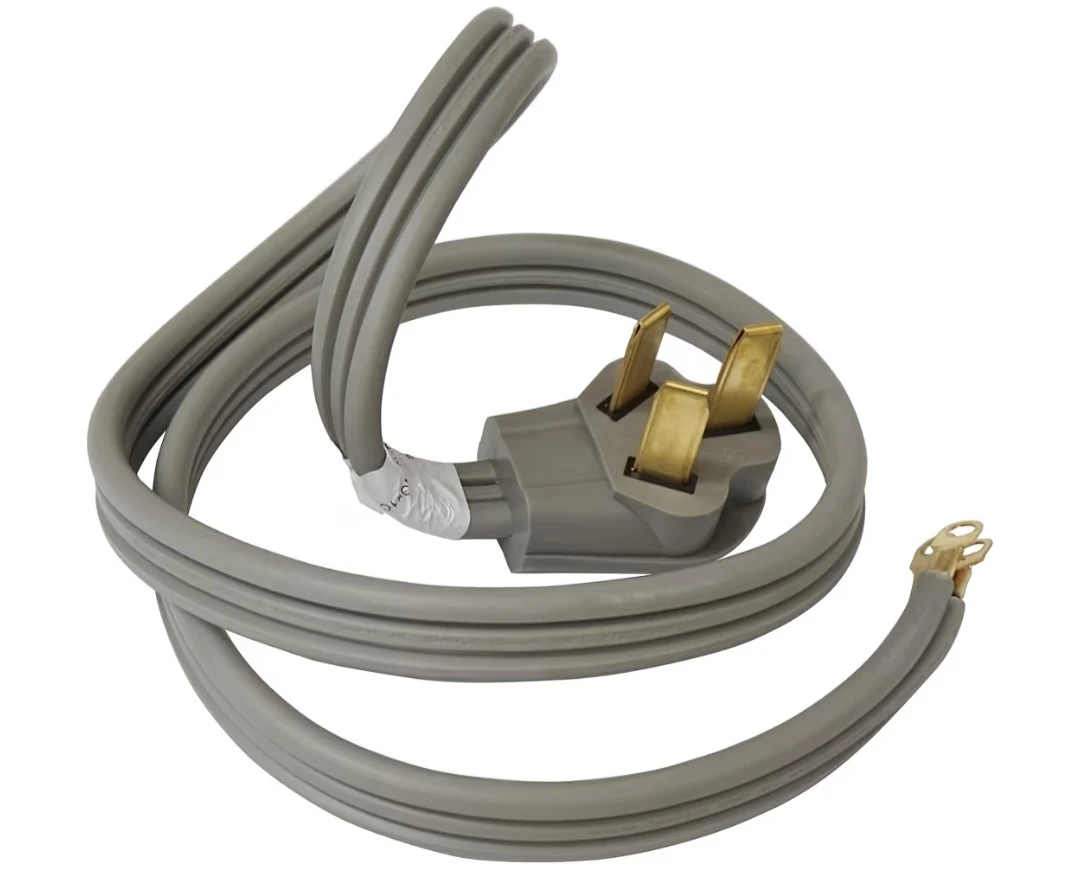 Electrical Range 4' Power Cord, 40 Amp, 3 Prong Wire, 125/250V, - photo 2
