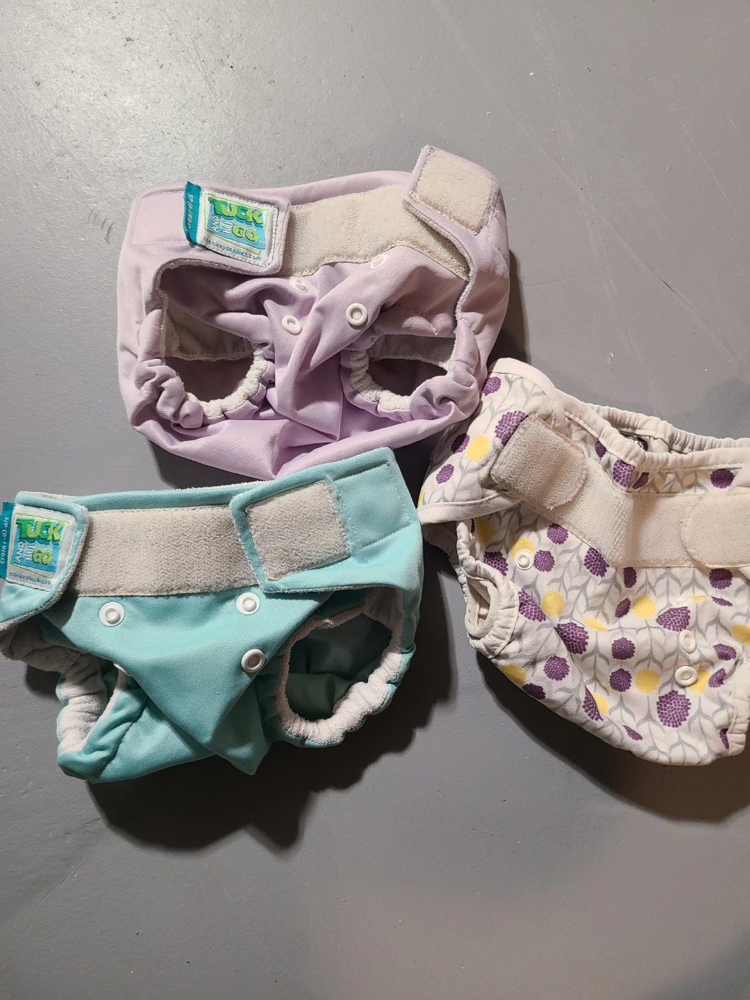 Thirsties and Tuck and Go Modern Cloth Diaper Covers