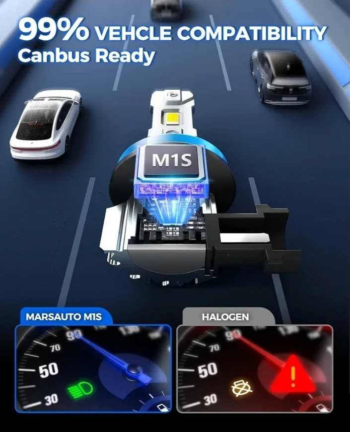 Marsauto H11 9005 LED Headlight Bulbs Kit - photo 2