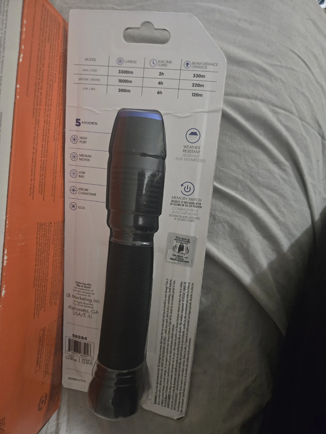 Skylar Elite 3300 Lumen Flashlight - New - photo 2