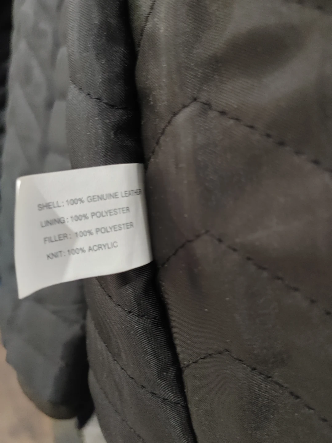 BRAND NEW GAP GENUINE BLACK LEATHER CAFE RACER JACKET MENS LARGE - photo 5