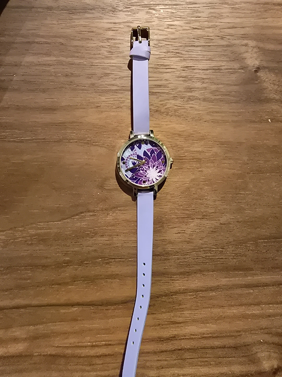 Women's Lavender Floral Watch