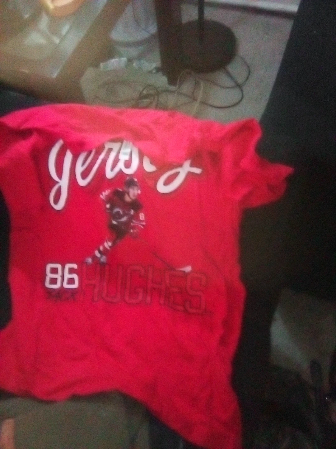 New Jersey Devils Hockey Jersey #86 Hughes - photo 3