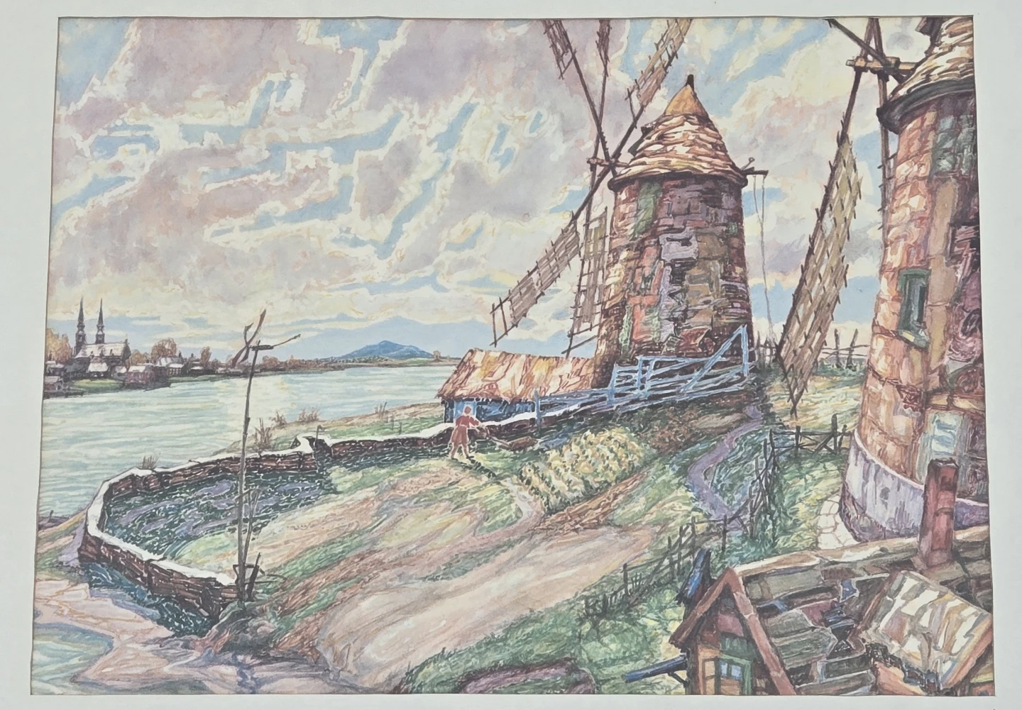 Nicholas Hornyansky "Windmills of Lower Quebec"
