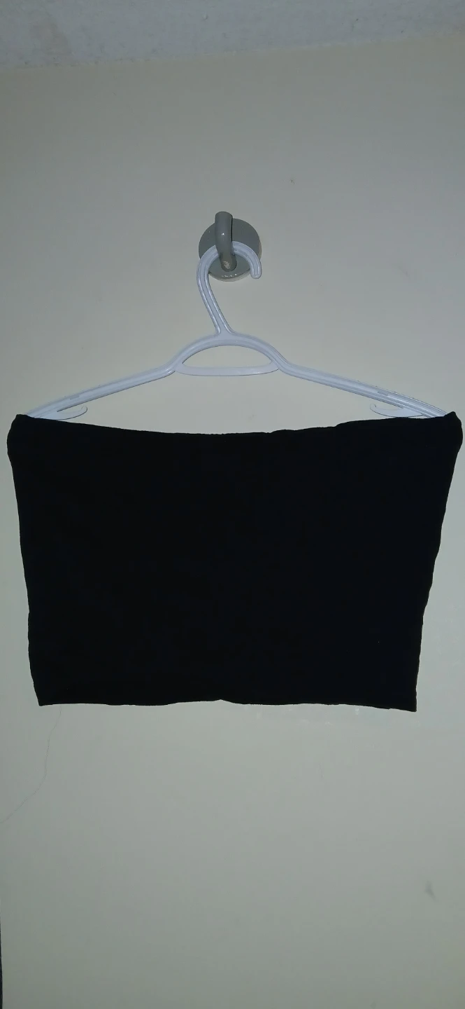 Better Be Black Tube Top - Size L