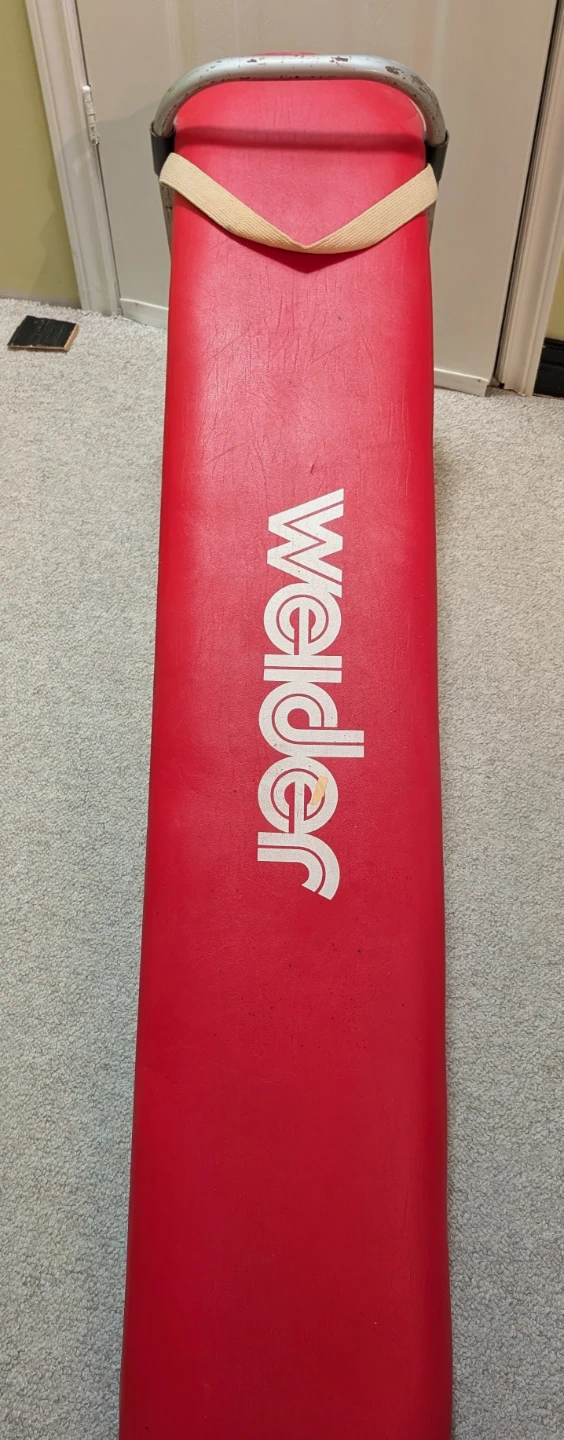 Welder Red Exercise Bench