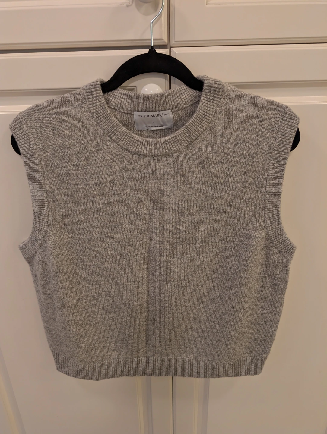 Primark Edit Grey Knit Sweater Vest - Size L