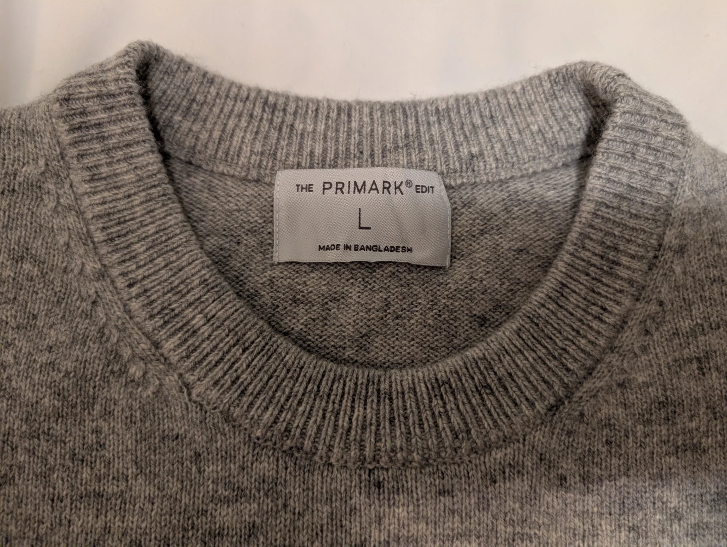 Primark Edit Grey Knit Sweater Vest - Size L - photo 3