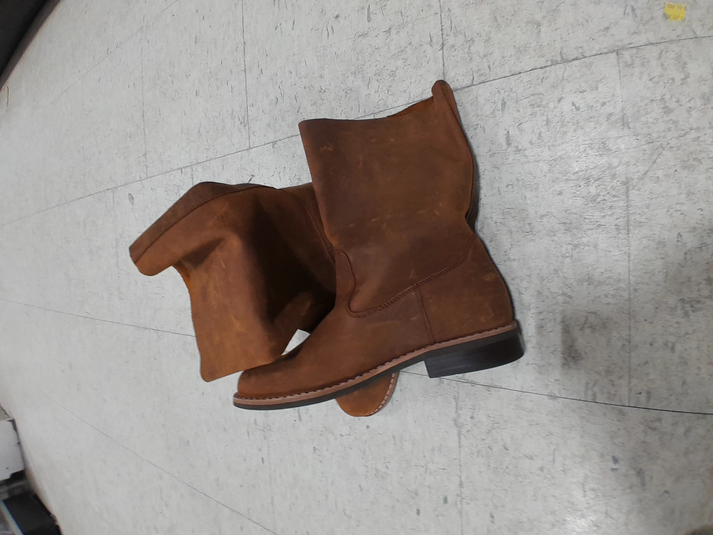 Brown Authentic Leather Boots Original Roots Women's Size 9.5 - photo 2
