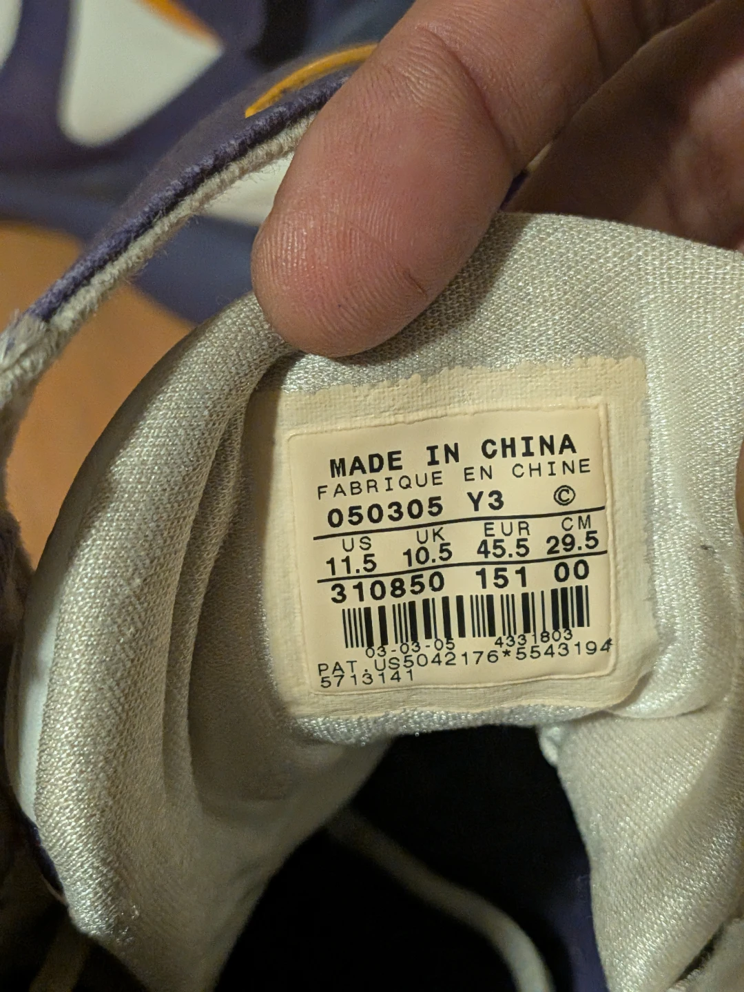 Nike Zoom Air US 11.5 Basketball Shoes Lakers Edition - photo 4