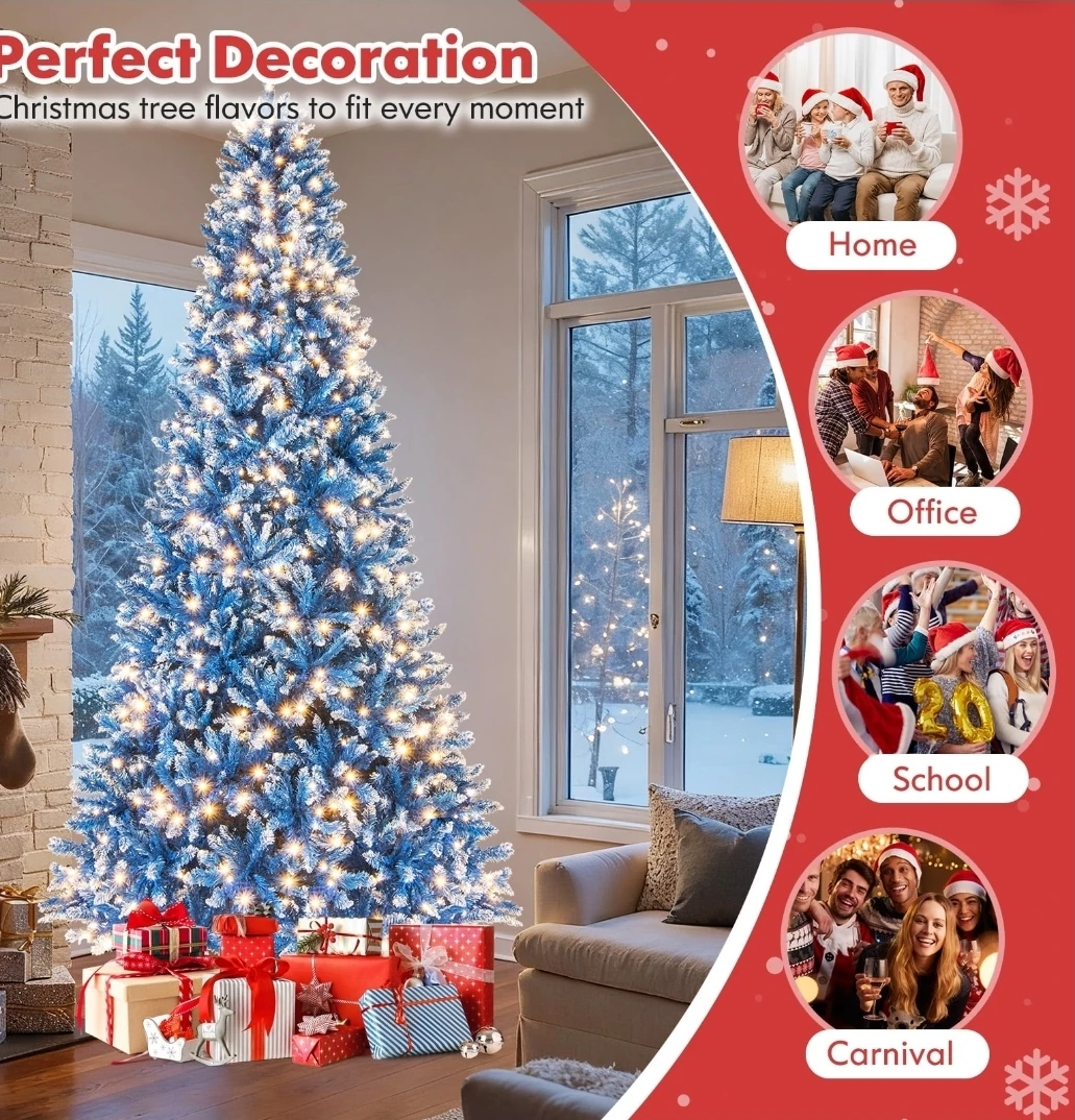 9ft Blue Artificial Christmas Tree - photo 5