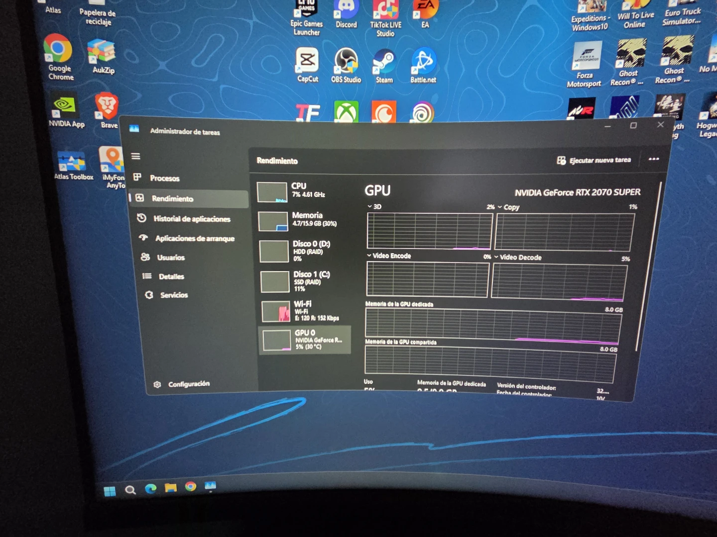 Setup Gaming PC i7-9700K + Nvidia RTX 2070 Super 8GB - photo 2