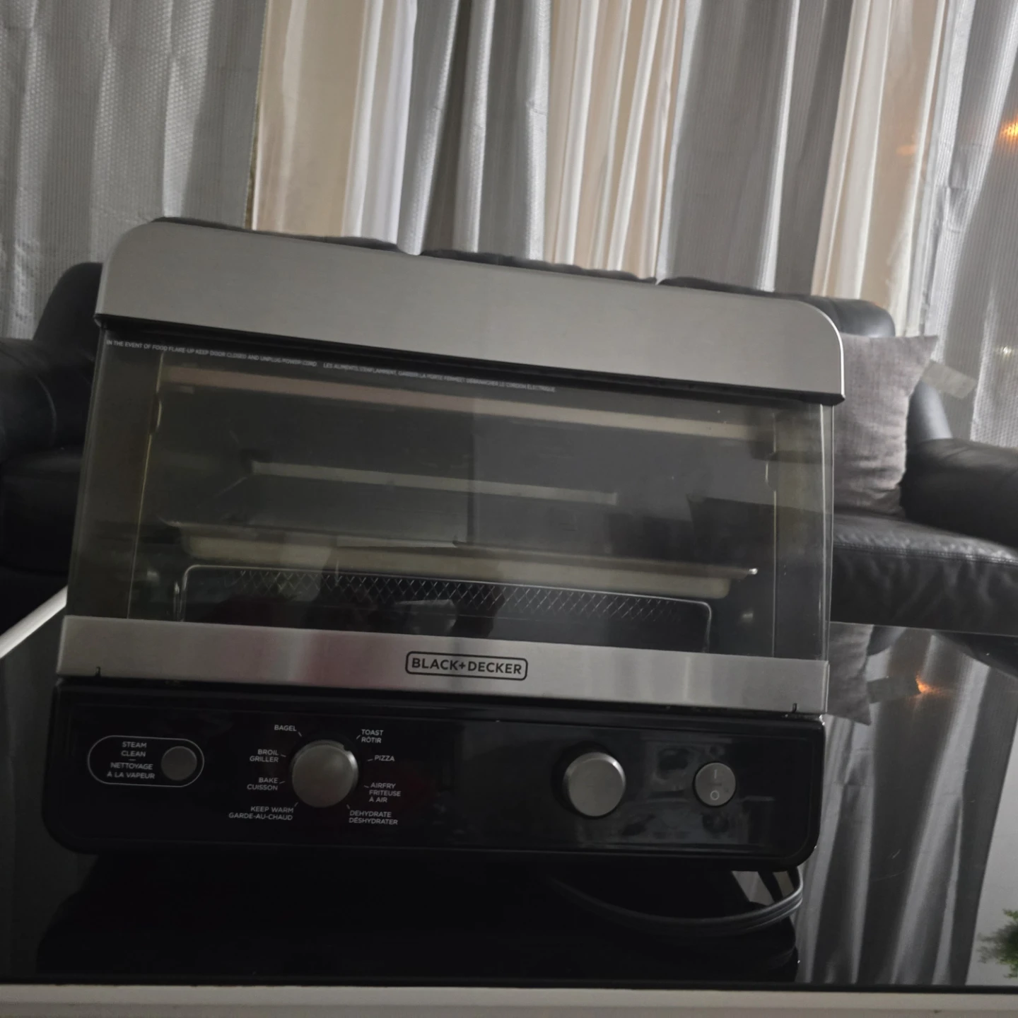 Black+Decker Steam Fry Air Fry Oven🧡