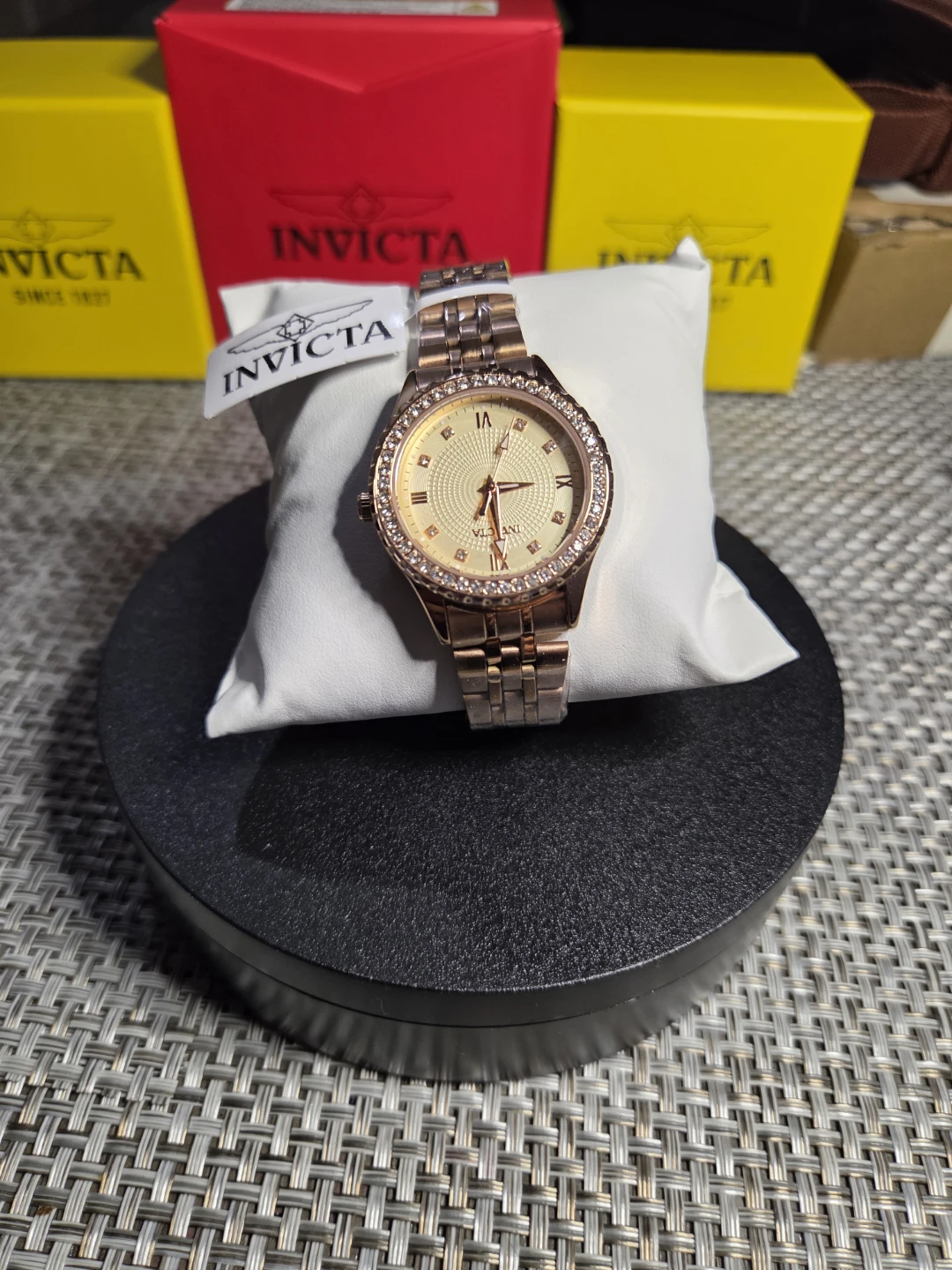Invicta Women's Rose Gold Crystal Watch - New