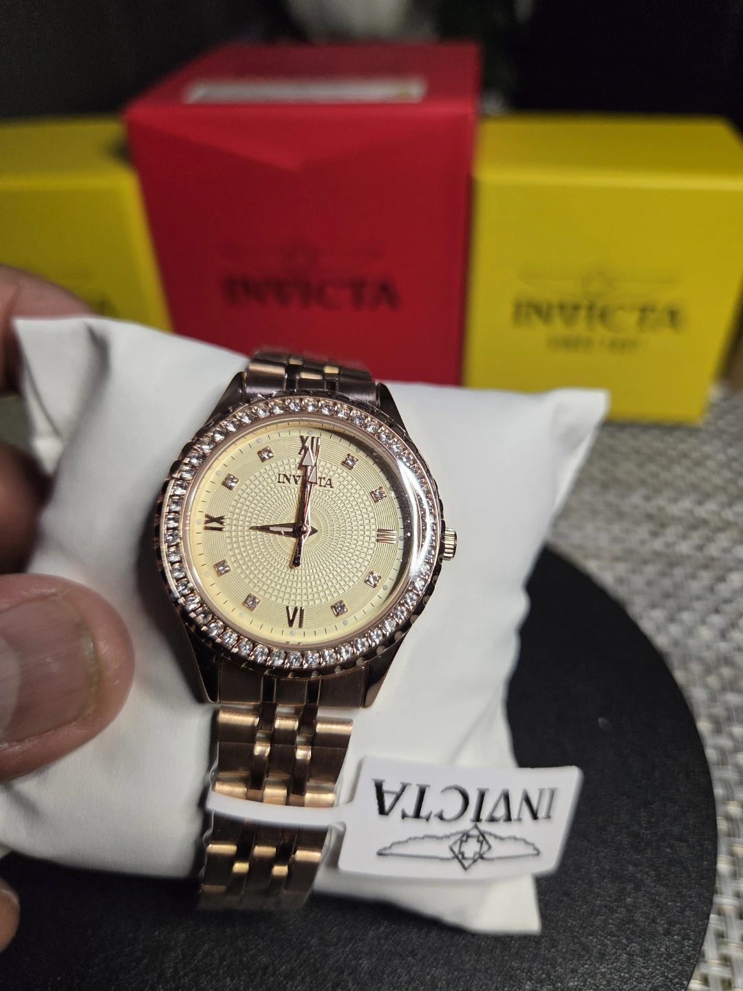 Invicta Women's Rose Gold Crystal Watch - New - photo 2