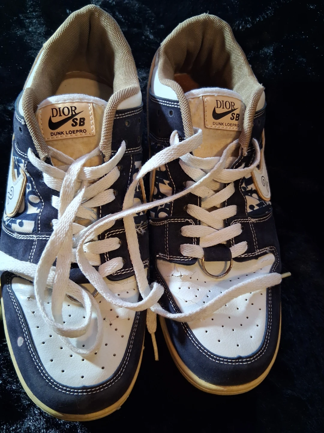 Nike SB Dunk Low Pro "Dior" Custom Sneakers - photo 2