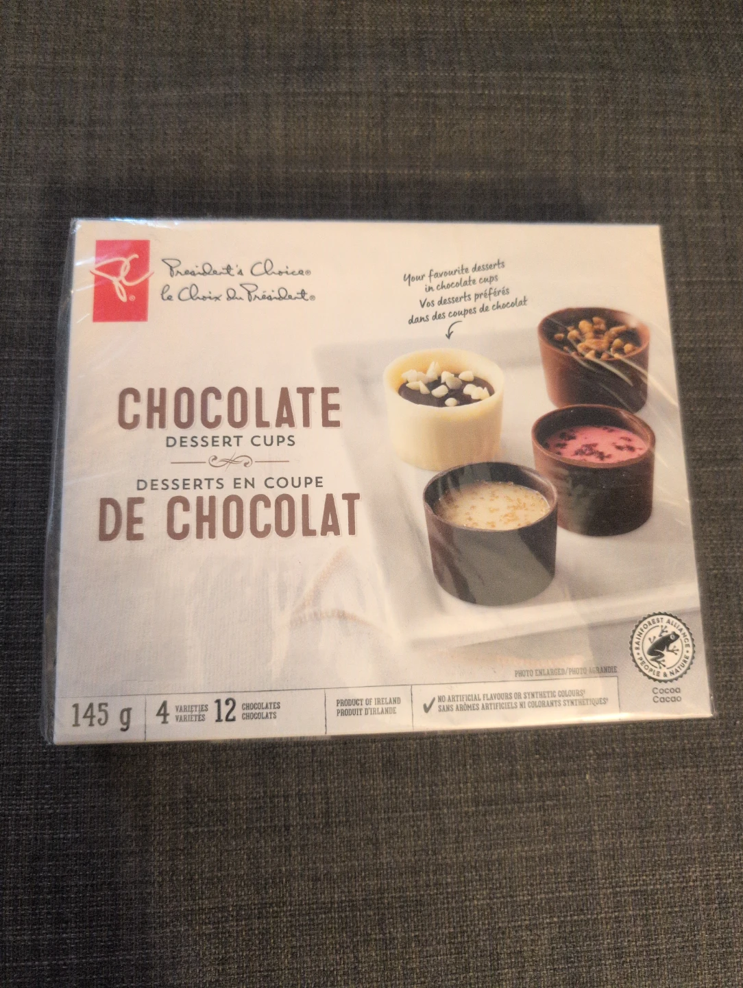 🥕President's Choice Chocolate Dessert Cups