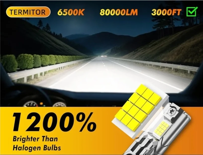Termitor H11 LED Headlight Bulbs - photo 2