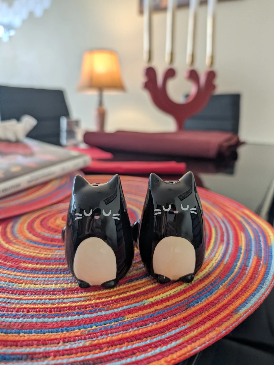Cute Cat Salt and Pepper Shakers