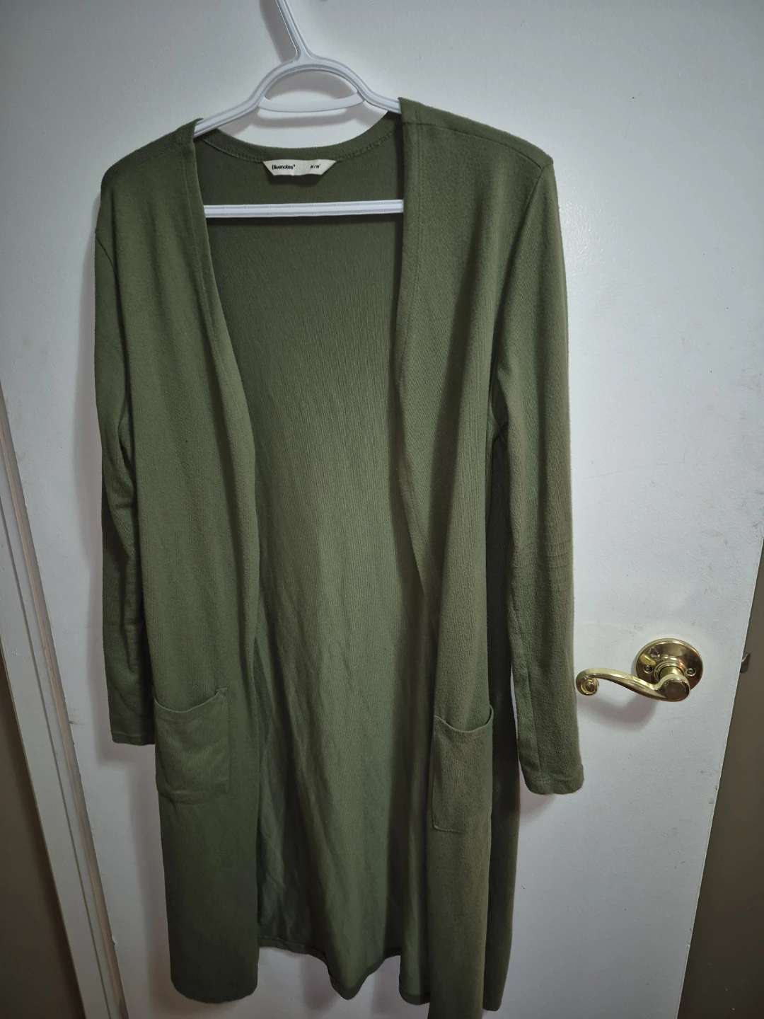 Bluenotes Olive Green Cardigan - Size M