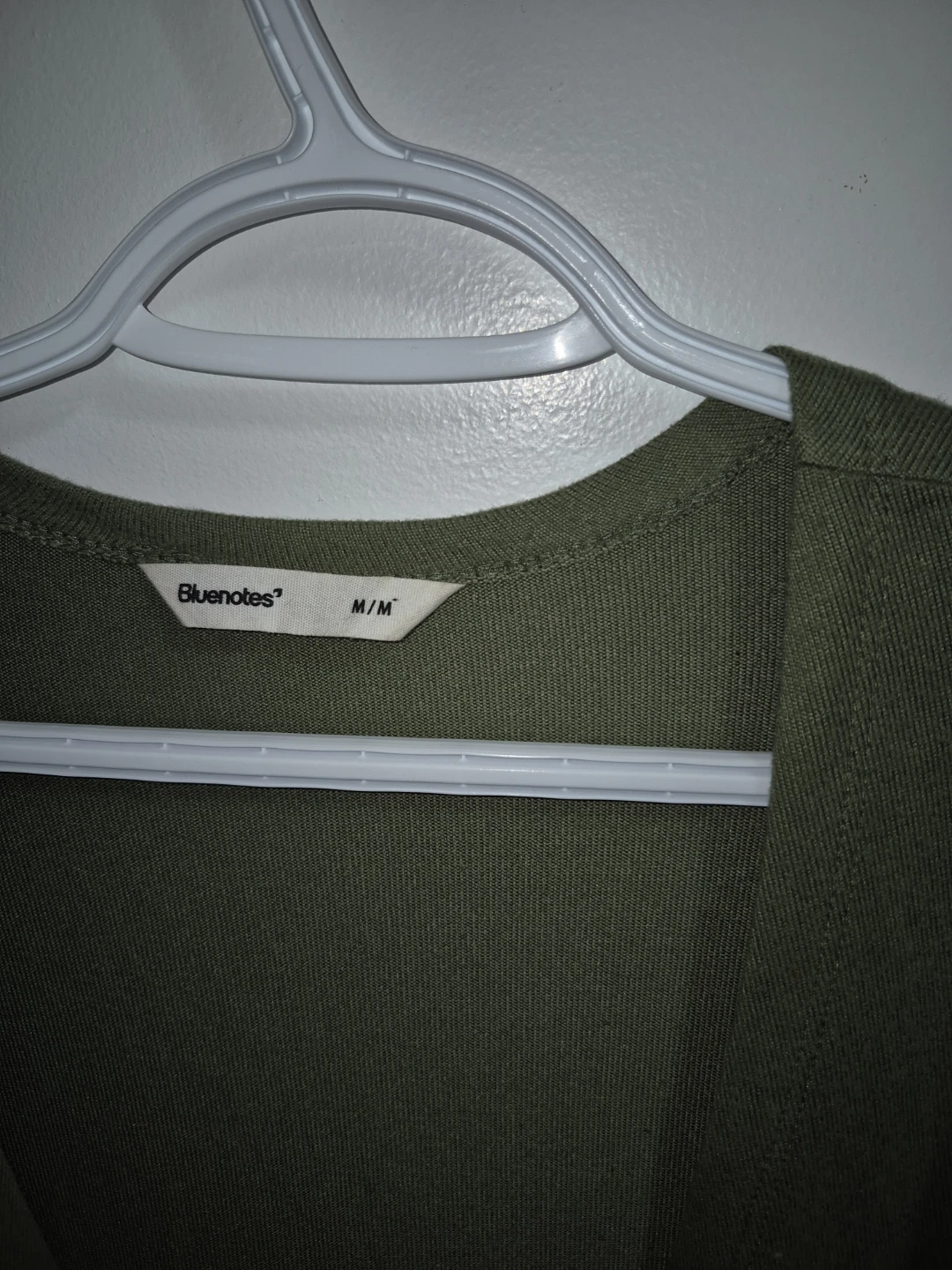 Bluenotes Olive Green Cardigan - Size M - photo 2
