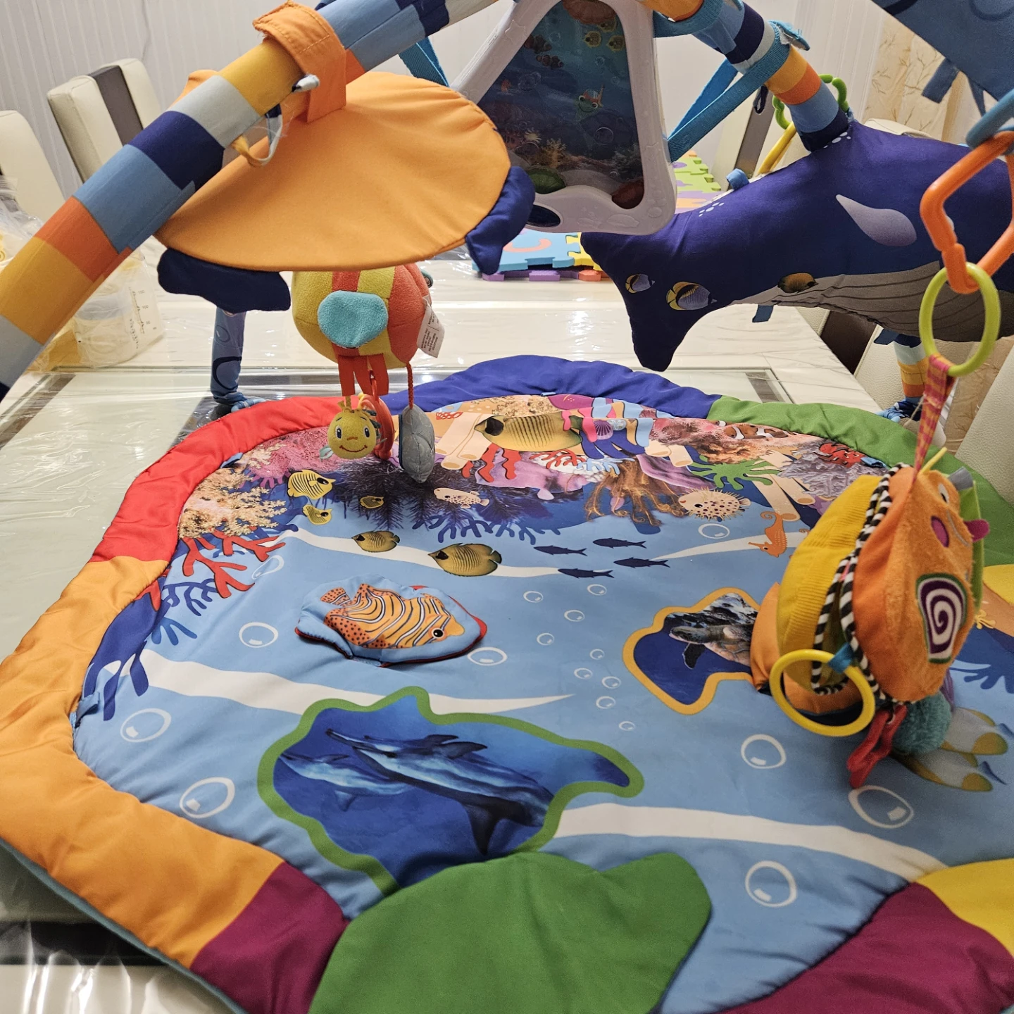 Ocean-Themed Baby Play Gym