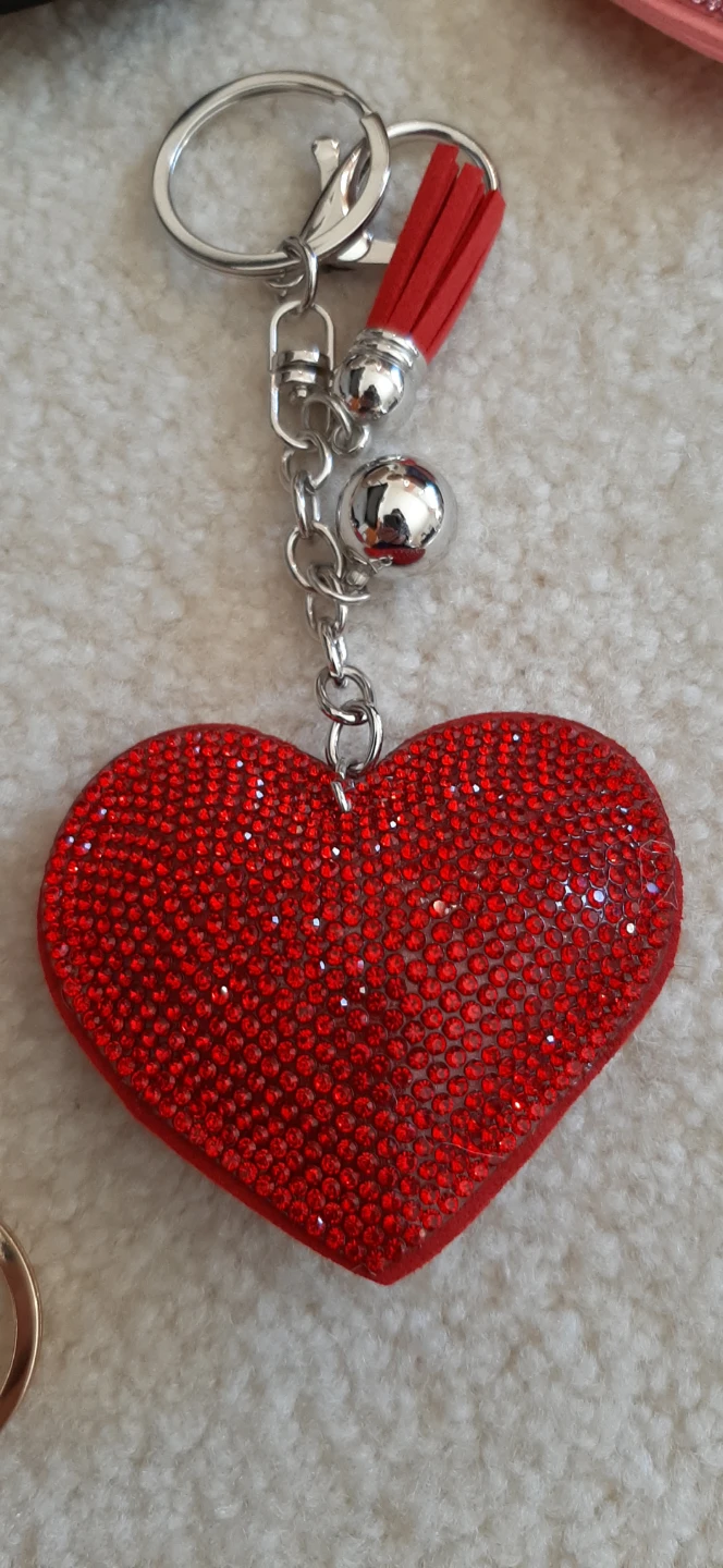 Heart Rhinestone Keychain - photo 5