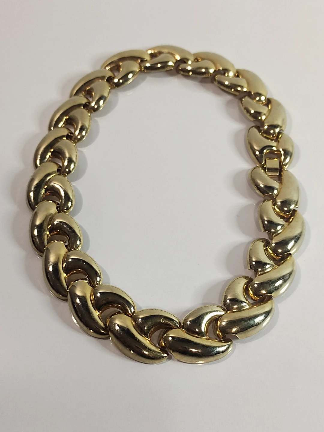 Gold Tone Chunky Chain Bracelet
