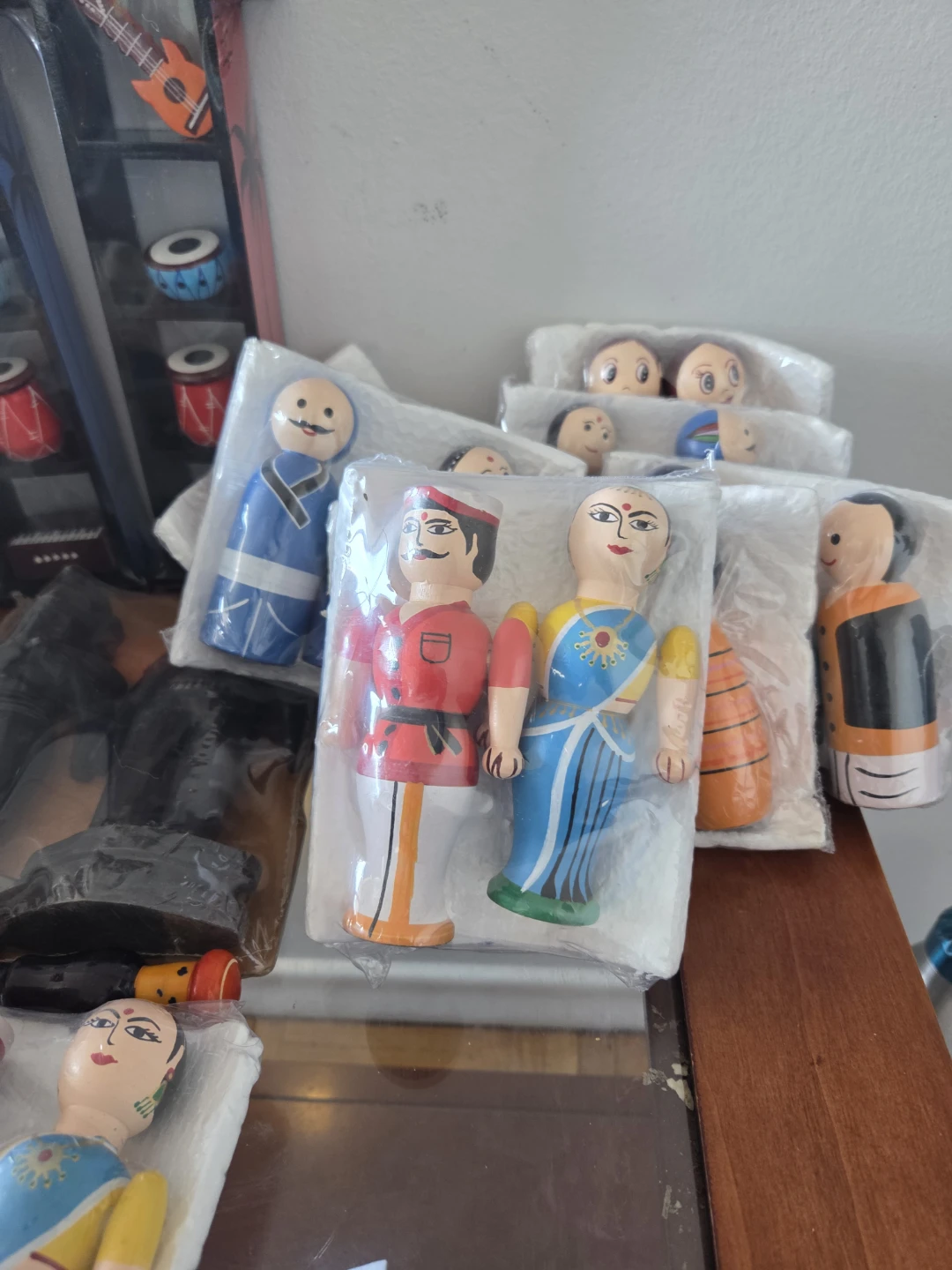 Handmade Wooden Couple Dolls - photo 2